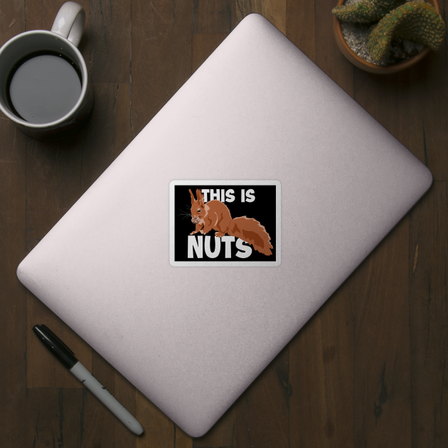 This Is Nuts Japanese Fox Eastern Gray Squirrel by GraphicsLab